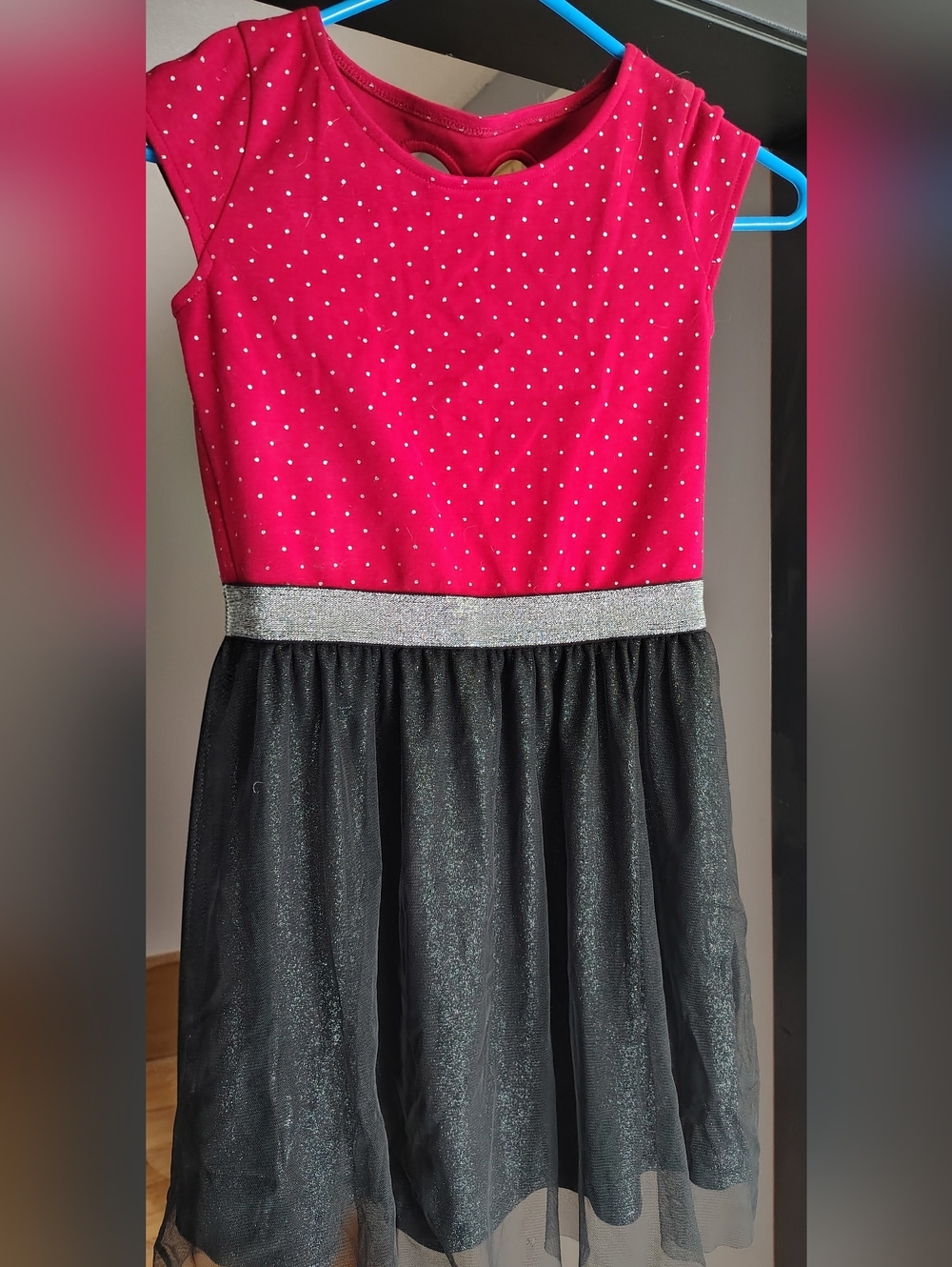 Sally Miller Red and Black Tulle Party Dress